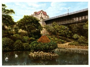 "Díszvíz a parkban, Scarborough", 1901. alkotó: Ross and Co Liversidge
