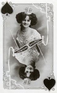 Gertie Millar brit színésznő és énekes, 1905. alkotó: Rotary Photo