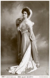 Lillah McCarthy brit színésznő és színházi menedzser, 1900-as évek.