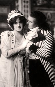 Robert Evett 1874-1949 és Denise Orme 1885-1960 a The Merveilleuses-ben, 20. század elején. alkotó: Rotary Photo
