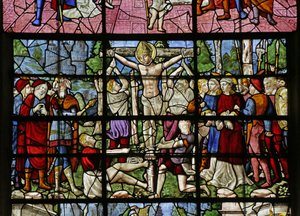 St Denis mártíromságát ábrázoló ablak, 2921672 részlet