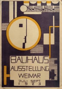 Bauhaus kiállítás Weimar, 1923. július–szeptember alkotó: Rudolf Baschant
