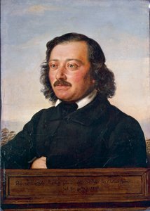 Berthold Auerbach portréja alkotó: Rudolf Julius Benno Huebner