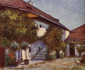 Ház Heiligenstadtban, ahol Beethoven élt (színes litó)