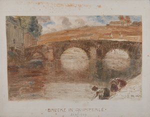 Brücke in Quimperlé I alkotó: Rudolf Konopa