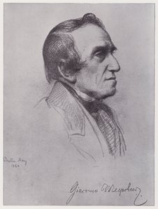 Giacomo Meyerbeer (litho) alkotó: Rudolf Lehmann