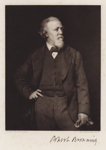 Robert Browning (litho) alkotó: Rudolf Lehmann