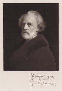 Rudolf Lehmann, Önarckép (litho)