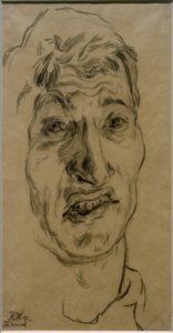 Önarckép fogolyként (Oroszországban) alkotó: Rudolf Wacker