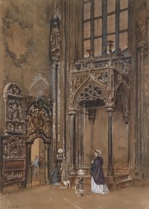 Bécsben Szent István alkotó: Rudolf von Alt