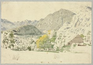 Schmolnau Ischl közelében alkotó: Rudolf von Alt