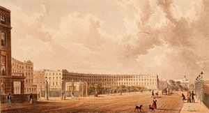 The Crescent, Portland Place, 1822-ben megjelent akvatinta