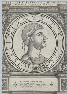 I. Justinianus, a Bizánci Birodalom császára (nyomtatás)