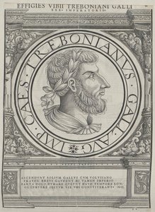 Trebonianus Gallus római császár (nyomtatás)