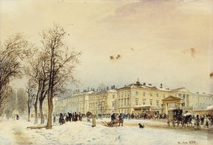 Északi pályaudvar, Bécs; Északi pályaudvar, Bécs, 1852 alkotó: Rudolf von Alt