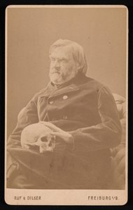 Alexander Ecker portréja 1816-1887, 1870 körül. alkotó: Ruf and Dilger