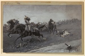 Blücher Unhorsed Lignynél