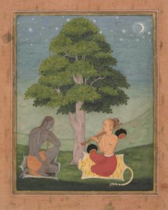 Kedar Ragini: Folio egy ragamala sorozatból Garland of Musical Modes, kb. 1690-95. alkotó: Ruknuddin