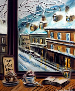 Cozy Retreat, 2025 (olaj, vászon) alkotó: Ruslana Levandovska