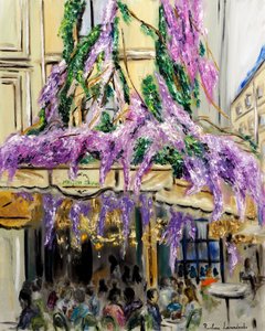 Maison Sauvage Paris - Wisteria, 2023 (olaj, vászon)