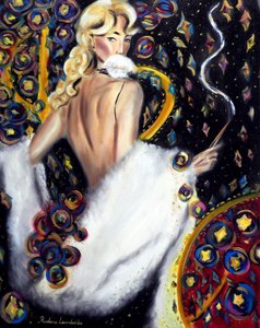 Éjszakai csillag, 2025 (olaj, vászon) alkotó: Ruslana Levandovska