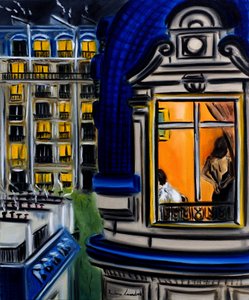 Párizsi éjszakák, 2025 (olaj, vászon)