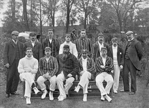Dél-Anglia XI krikettcsapat vs The Australians, c1899