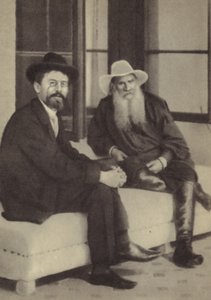 Anton Csehov és Lev Tolsztoj alkotó: Russian Photographer