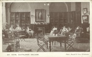 Nappali szoba, Southlands College, Roehampton, London (f/w fotó) alkotó: Russian Photographer