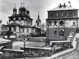 Romanov Bojárok Háza a Jel kolostorában és a Jel katedrálisa, Moszkva alkotó: Russian Photographer
