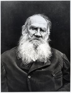 Leó Tolsztoj (fekete-fehér fotó) alkotó: Russian Photographer