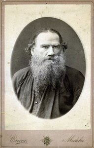 Lev Nyikolajevics, Tolsztoj gróf (Leon Tolsztoj), orosz író (1828-1910) portréja. alkotó: Russian Photographer
