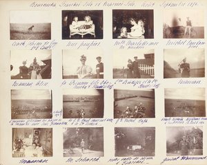 Az orosz császári család, oldal egy fényképalbumból, 1897-99 körül (f/w fotó) (lásd még: 487673-80) alkotó: Russian Photographer