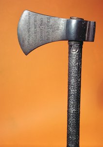 Balta, amellyel Nagy Péter (1672-1725) letette az első követ Szentpétervár alapításakor, 1703. május 16-án (fém)
