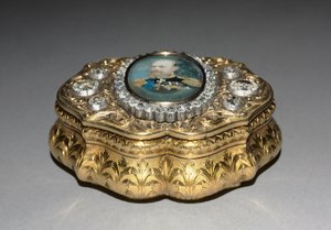 Doboz, készítette Goffert, 1850 körül alkotó: Russian School