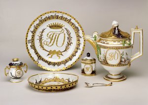 Orlov-tea a császári porcelángyárból, Szentpétervár, 1765 körül (porcelán) (lásd még: 74497)