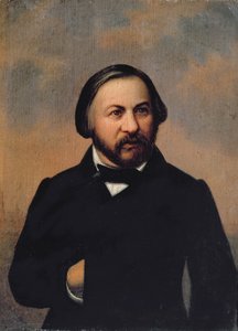 Mihail Ivanovics Glinka (1804-57) portréja, 1850