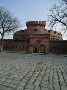Kilátás a Dohna-toronyra, ahol a Borostyánkő Múzeum található alkotó: Russian School