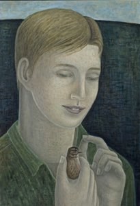 Az ifjú Ferenc (madarat tartó fiú) alkotó: Ruth Addinall