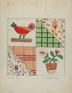 Rátétes paplan, c. 1936.