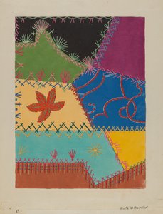 Őrült paplanrészlet, c. 1939.