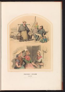 Arnemuiden hagyományos viselete Zeelandban, 1857 Zeeland tartomány. Arnemuiden / XX (cím a tárgyon)