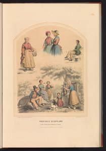 Gelderland tartomány népviselete, 1857 Gelderland tartomány / 