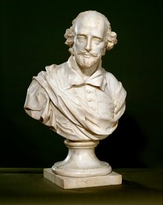 William Shakespeare mellszobra, 1760 alkotó: Rysbrack