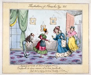 Louisa érkezése a Birmingham House-ba, 1827 alkotó: SW Fores