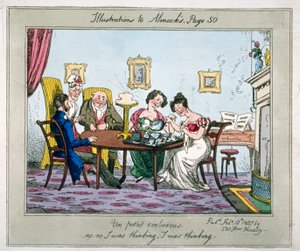 – Un petit embarras, nem, nem. Gondolkoztam, gondolkodtam”, 1827 alkotó: SW Fores