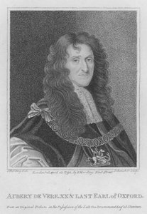 Aubery de Vere, XX és Oxford utolsó grófja (metszet)