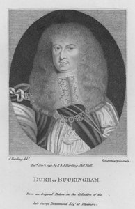 Buckingham herceg (metszet) alkotó: S. (after) Harding