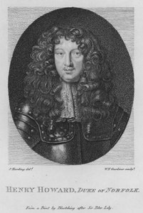 Henry Howard, Norfolk hercege (metszet) alkotó: S. (after) Harding