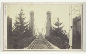 Vasúti függőhíd, Niagara-vízesés alkotó: S. Barnett